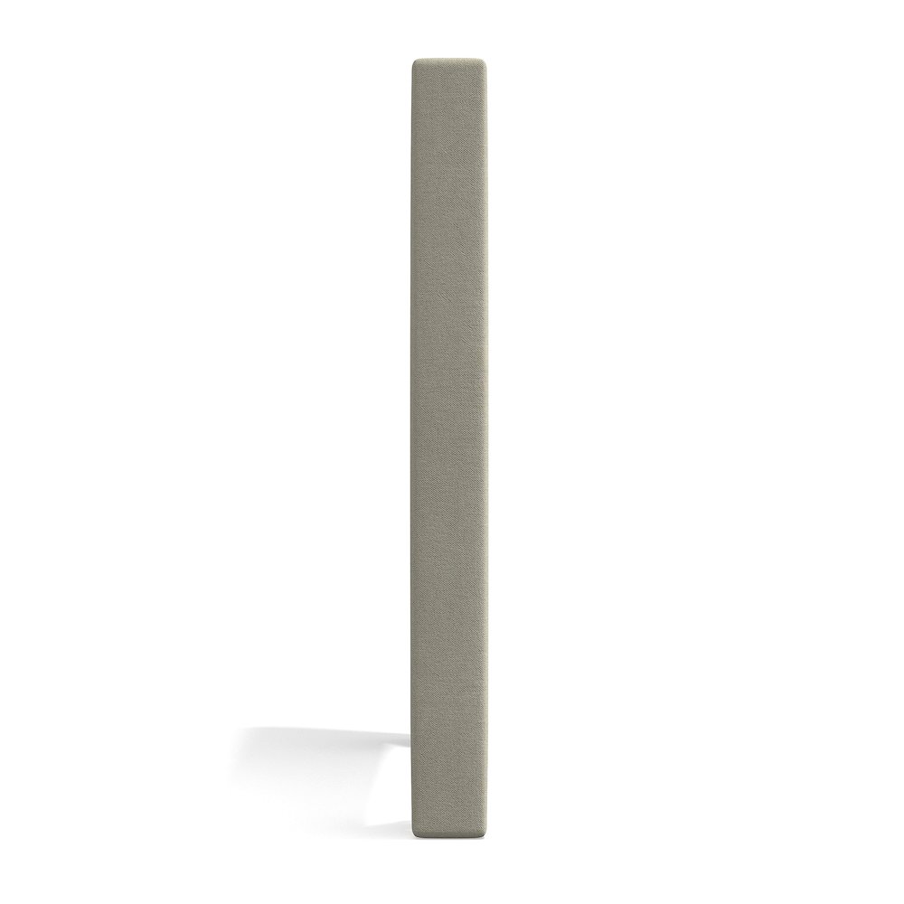 Upholstered Headboard Queen Beige. Picture 4
