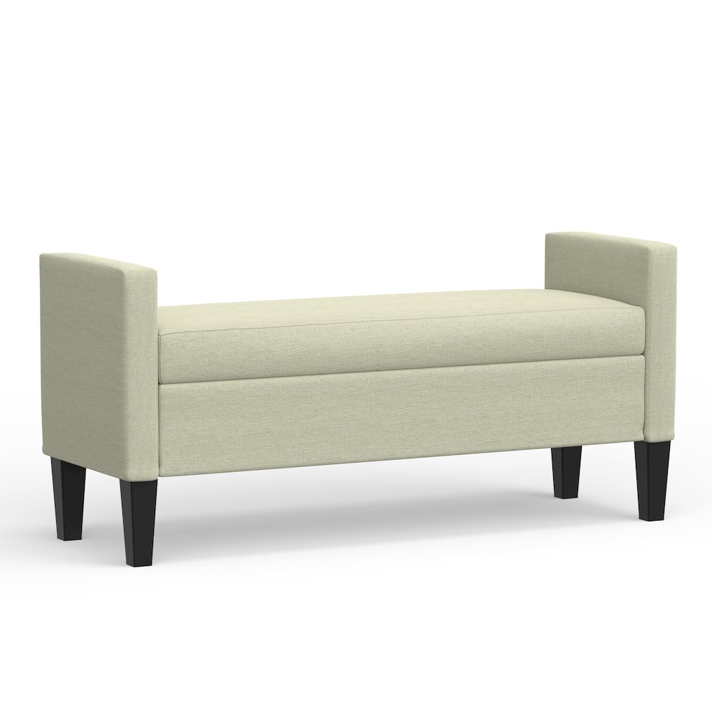 51.25 " Storage Bench - Beige. Picture 1