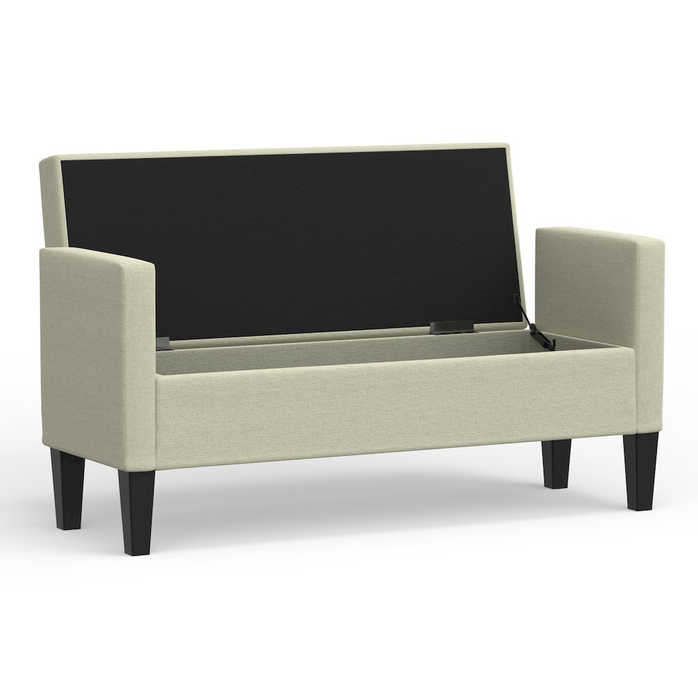 51.25 " Storage Bench - Beige. Picture 4