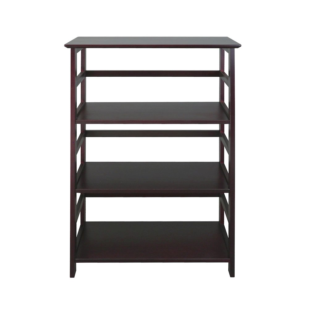 Soho Manhattan 4-Shelf Bookcase 26" Wide - Espresso. Picture 2