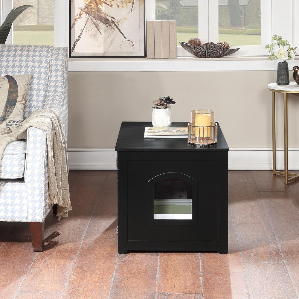 Kitty Litter Loo Bench, Black. Picture 4