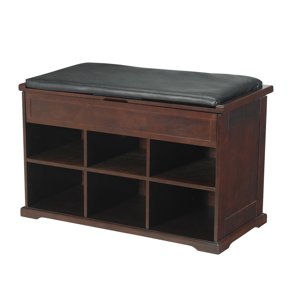 Wooden Shoe Bench. Picture 1