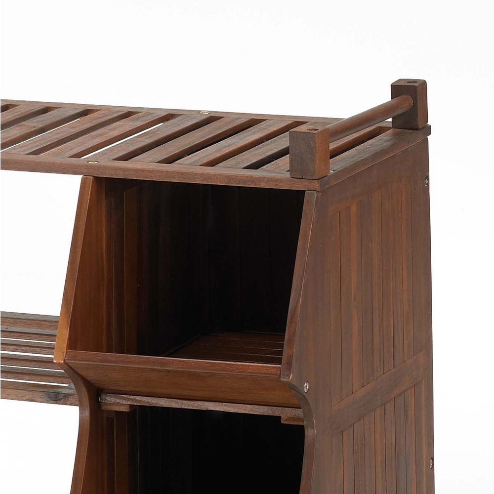 4-Tier Outdoor Shoe Rack Cubby. Picture 2