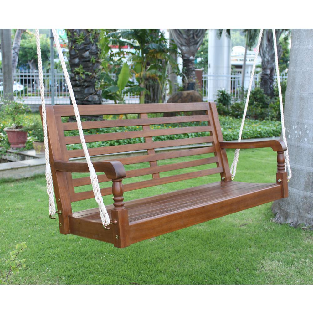 Nantucket Porch Swing, Natural. Picture 3