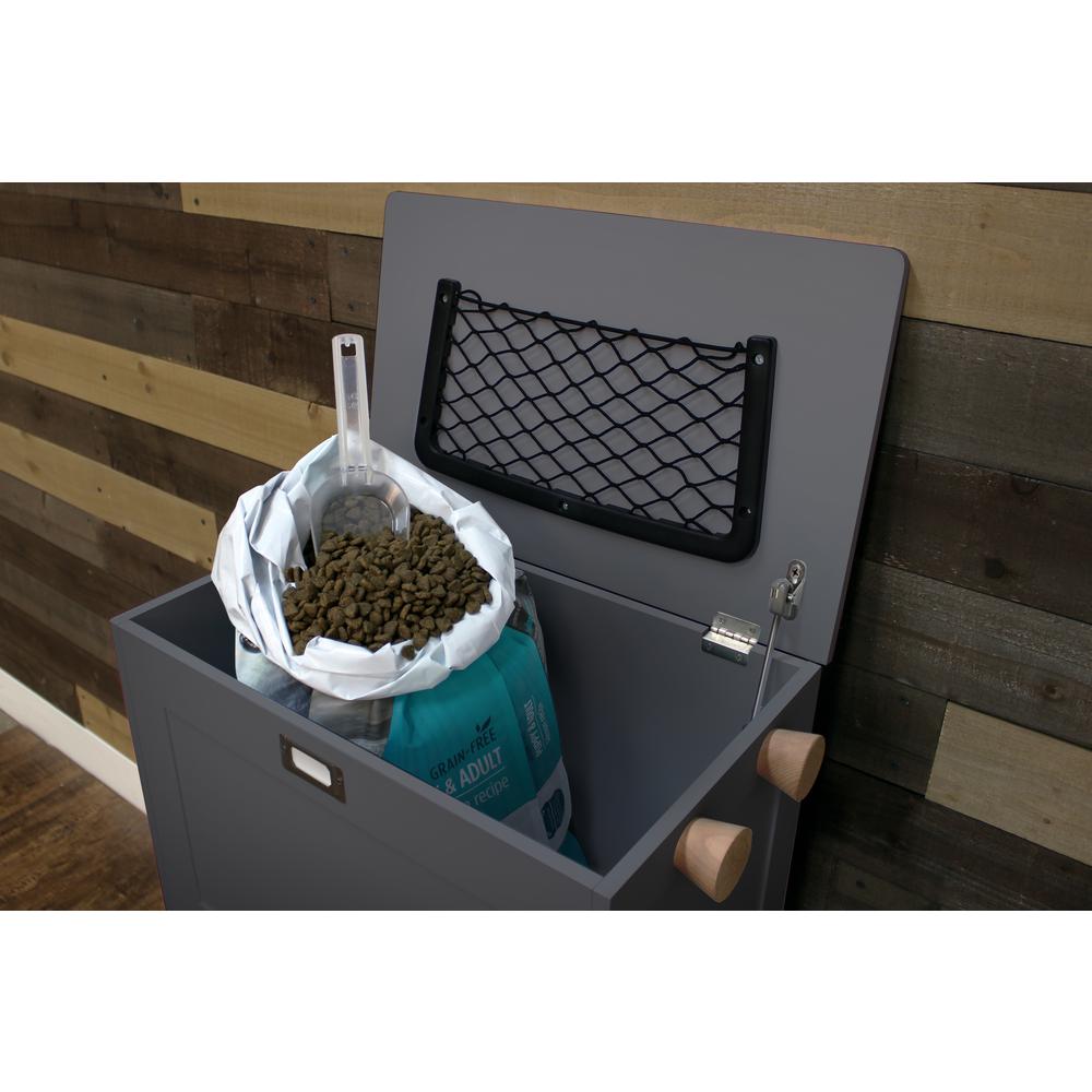 Pet Feeder Station, Gray. Picture 5