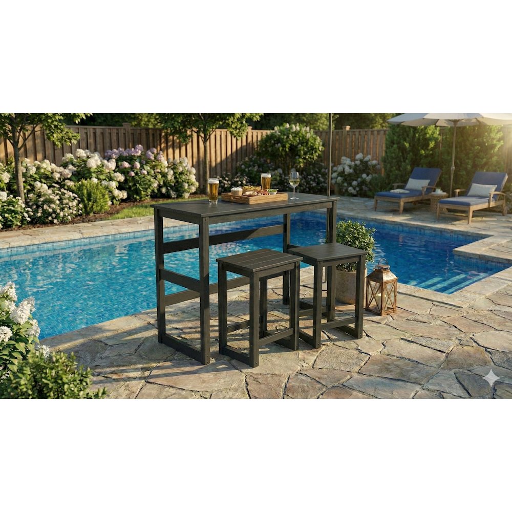 HDPE Cottage Bar Set (3pc). Picture 3