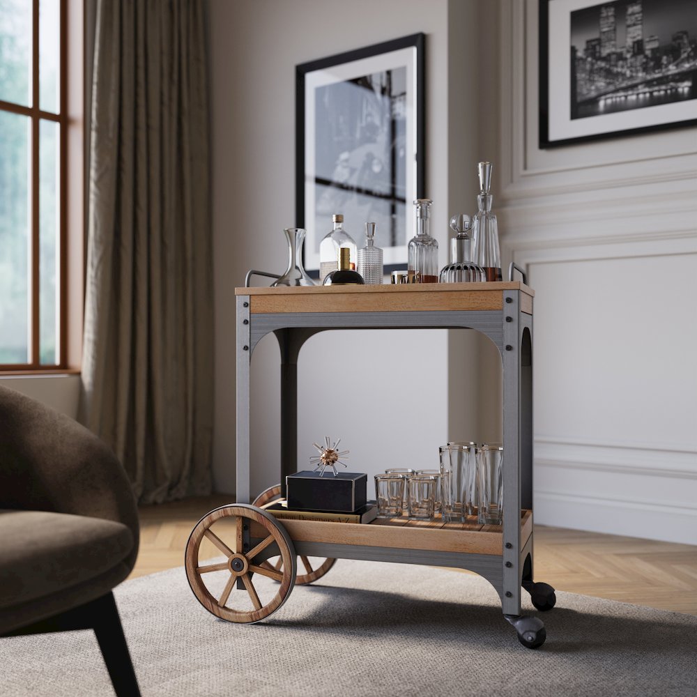 The Entertainer Bar Serving Cart. Picture 2