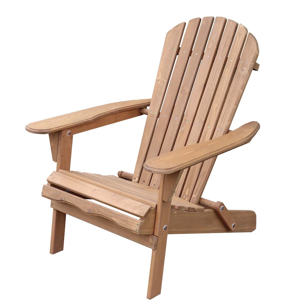 Pre-Stained Folding Adirondack Chair. Picture 1