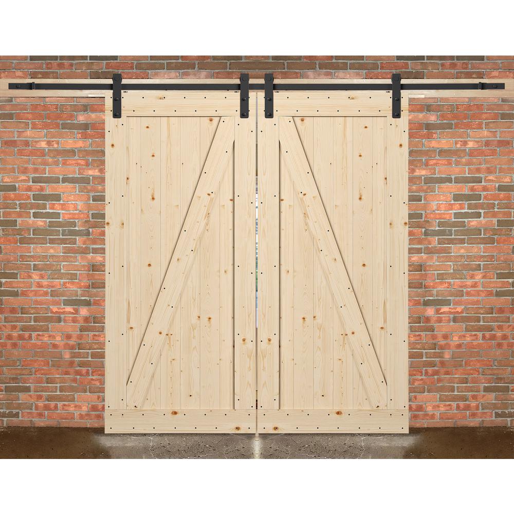 Farm Style Sliding Door, Unfinished. Picture 4