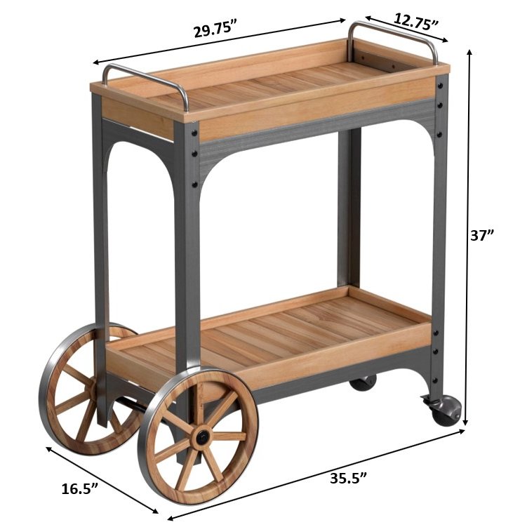 The Entertainer Bar Serving Cart. Picture 3