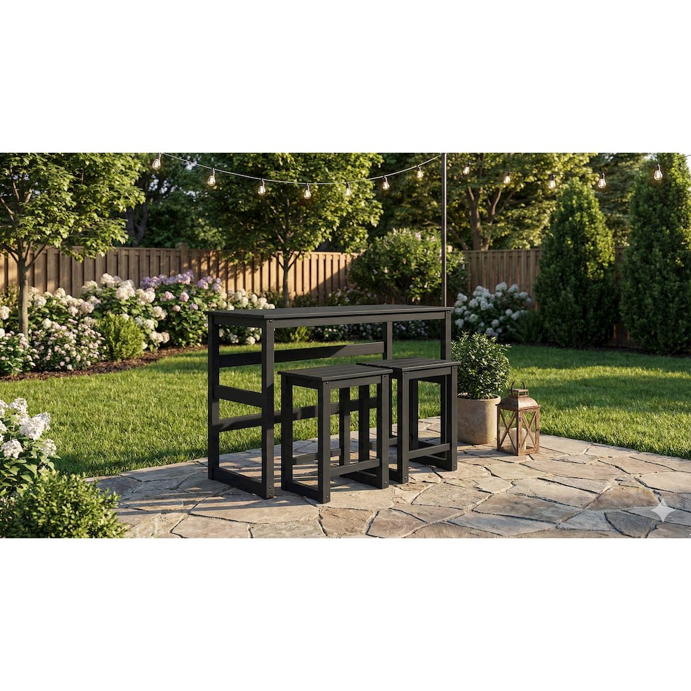 HDPE Cottage Bar Set (3pc). Picture 2