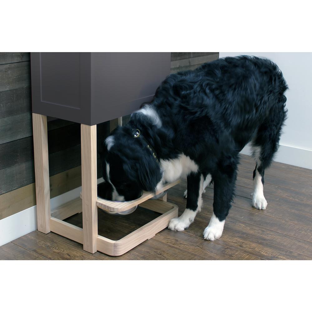 Pet Feeder Station, Gray. Picture 4