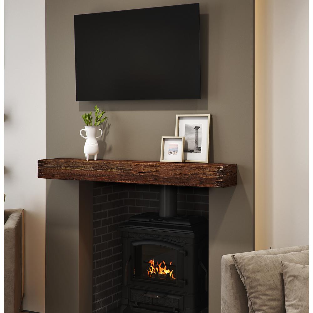 Fireplace Mantel Wall Shelf Beam 60". Picture 3