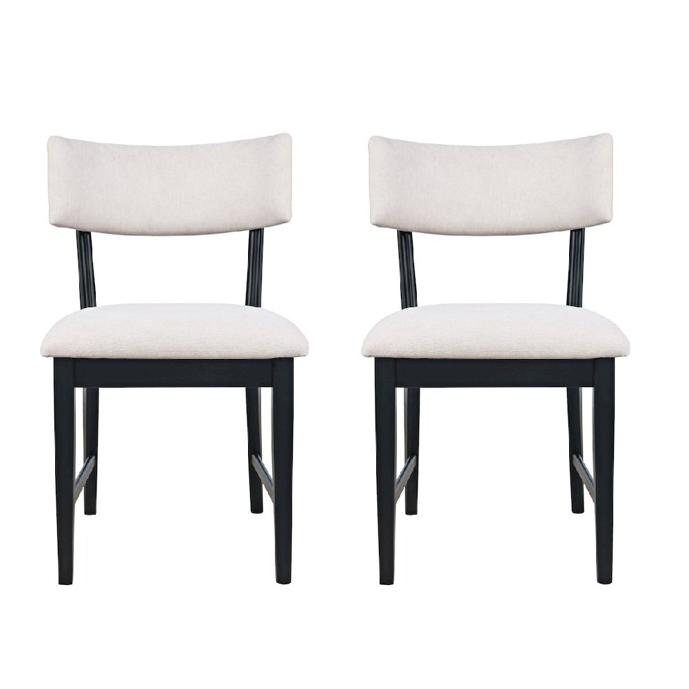 Beck Contemporary Upholstered Split Back Dining Chair (Set of 2). Picture 1