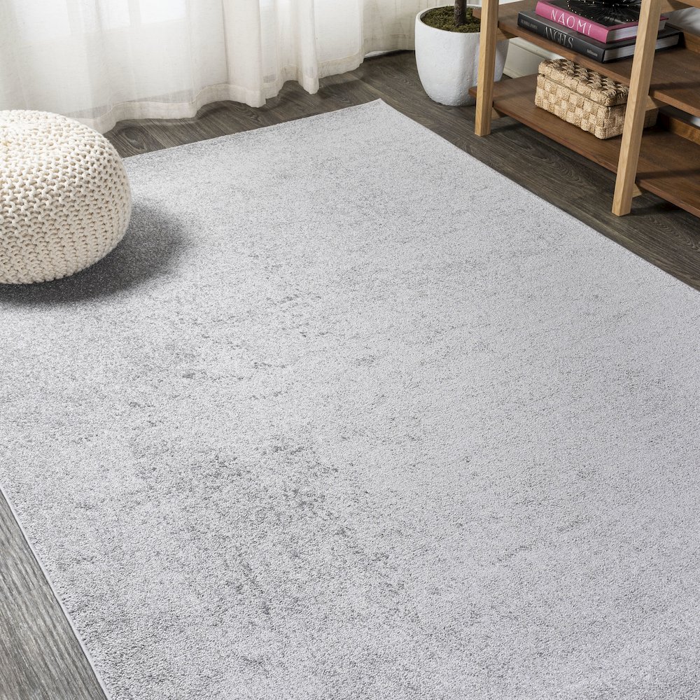 Haze Solid Low-Pile Area Rug. Picture 12