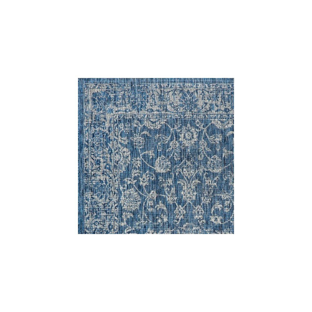 Tela Bohemian TetuWeave Floral  Indoor/Outdoor  Rug. Picture 4