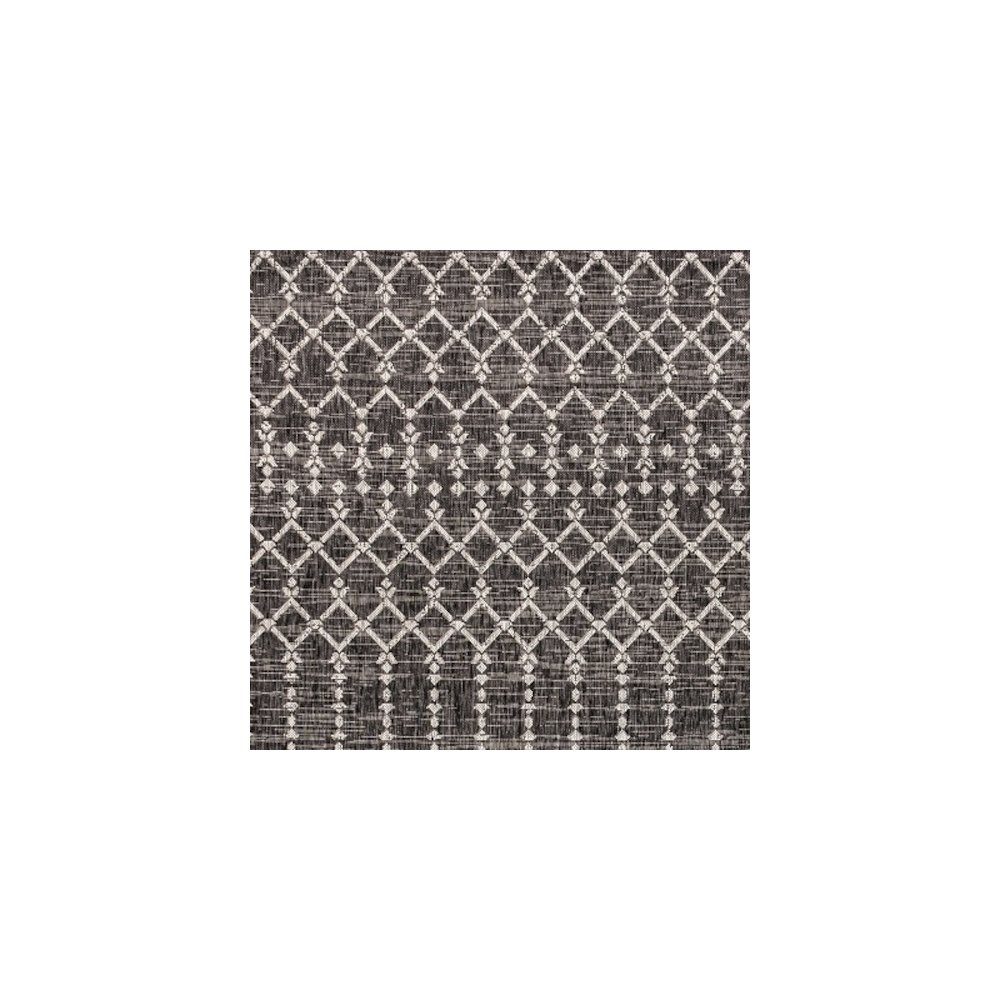 Ourika Moroccan Geometric TetuWeave  Indoor/Outdoor  Rug. Picture 3