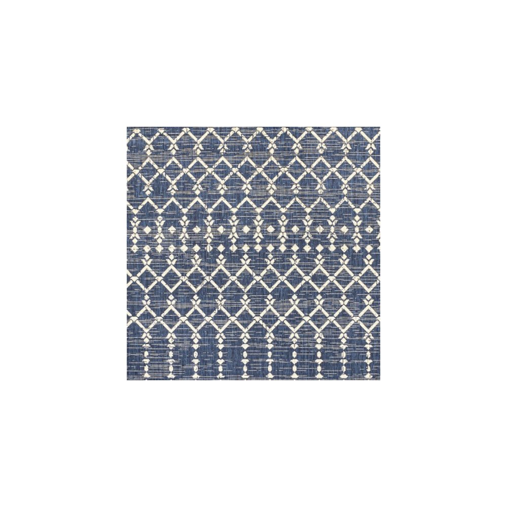 Ourika Moroccan Geometric TetuWeave  Indoor/Outdoor  Rug. Picture 3