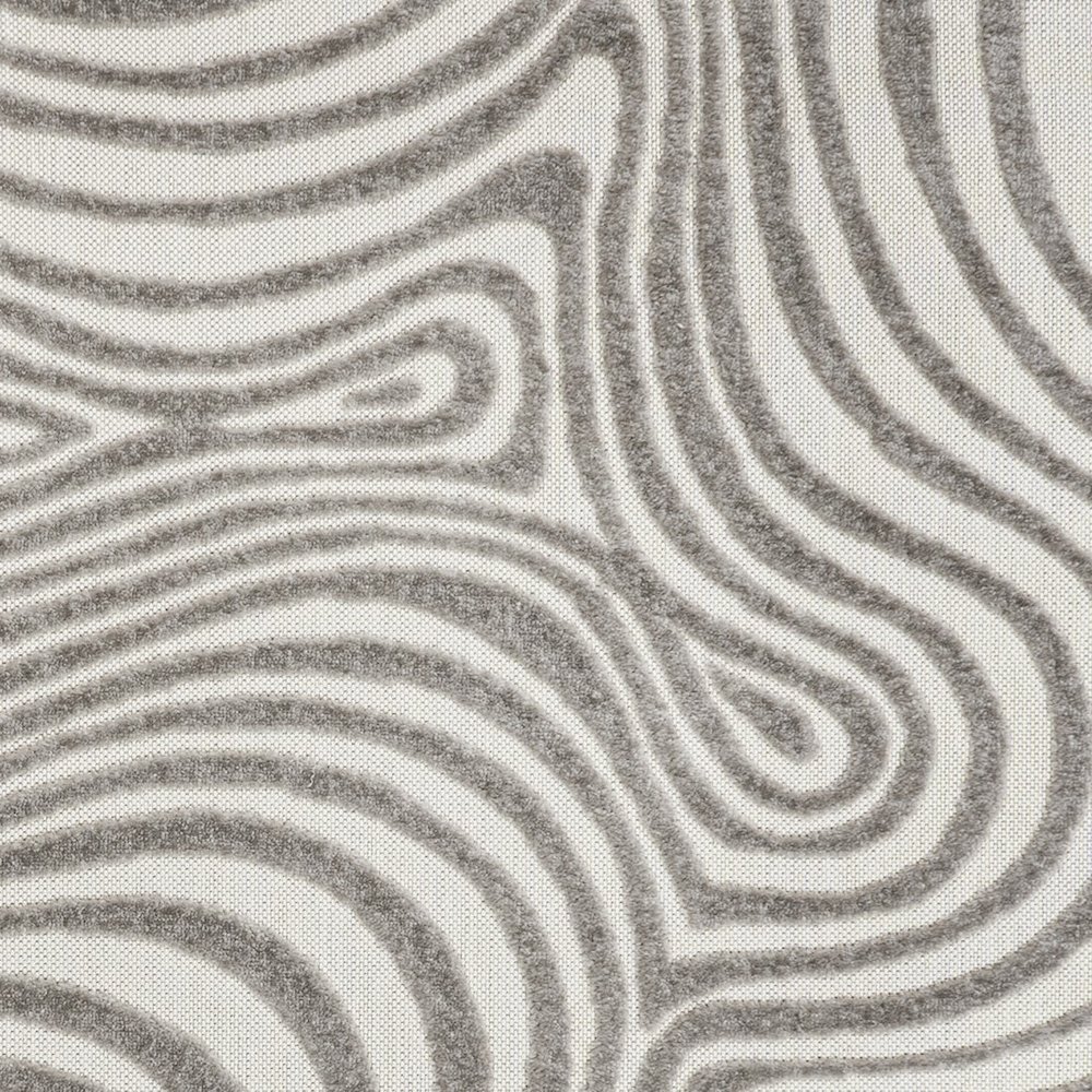 Maribo High-Low Abstract Groovy StripedIndoor/Outdoor  Rug. Picture 6