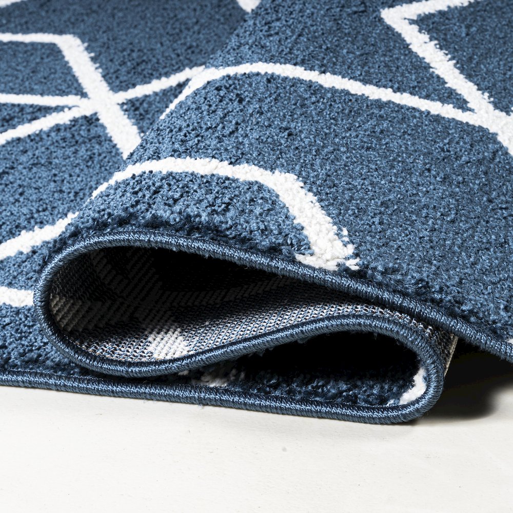Tumbling Blocks Modern Geometric Area Rug. Picture 23