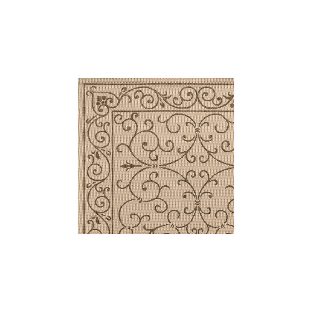 Charleston Vintage Filigree TetuWeave Beige   Indoor/Outdoor  Rug. Picture 6