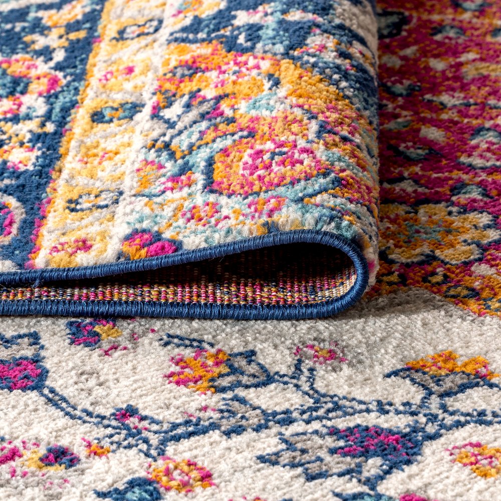 Bohemian Flair Boho Vintage Medallion Area Rug. Picture 8
