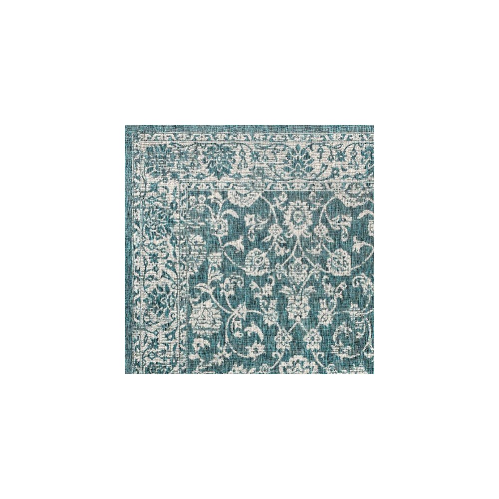 Tela Bohemian TetuWeave FloralIndoor/Outdoor  Rug. Picture 6