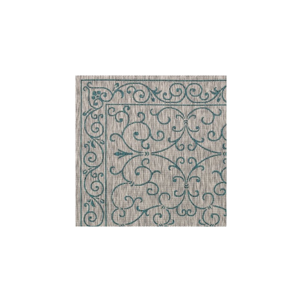 Charleston Vintage Filigree TetuWeave  Indoor/Outdoor  Rug. Picture 4
