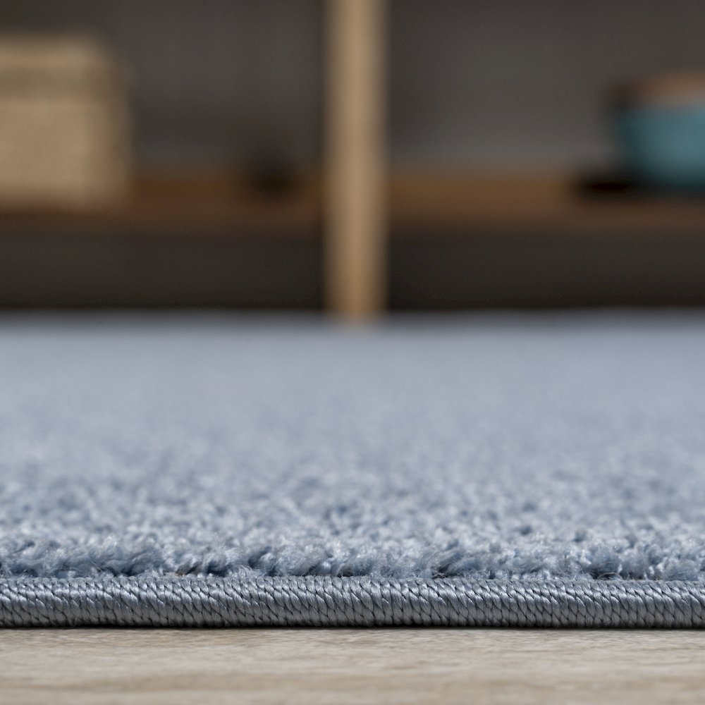 Haze Solid Low-Pile Area Rug. Picture 6