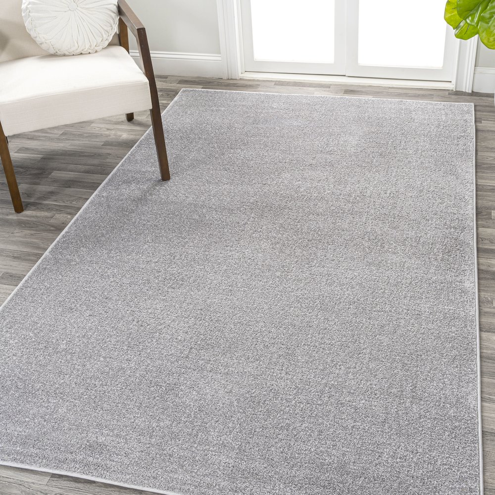 Haze Solid Low-Pile Area Rug. Picture 10