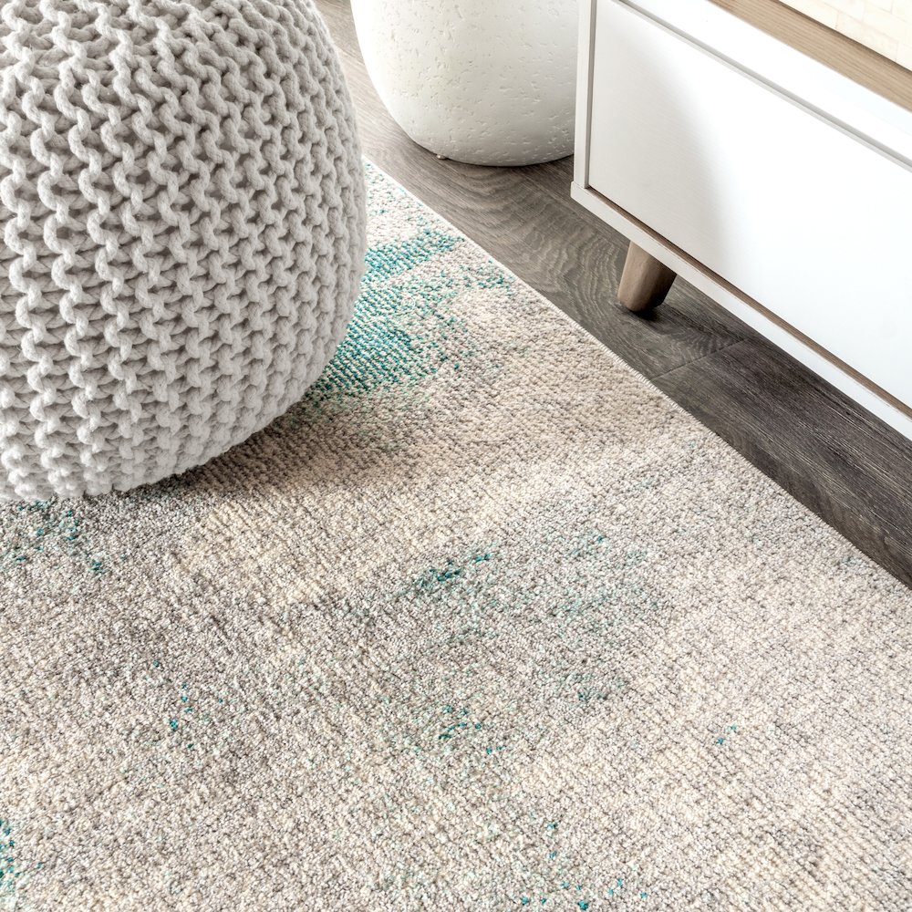 Contemporary Pop Modern Abstract Vintage Area Rug. Picture 5
