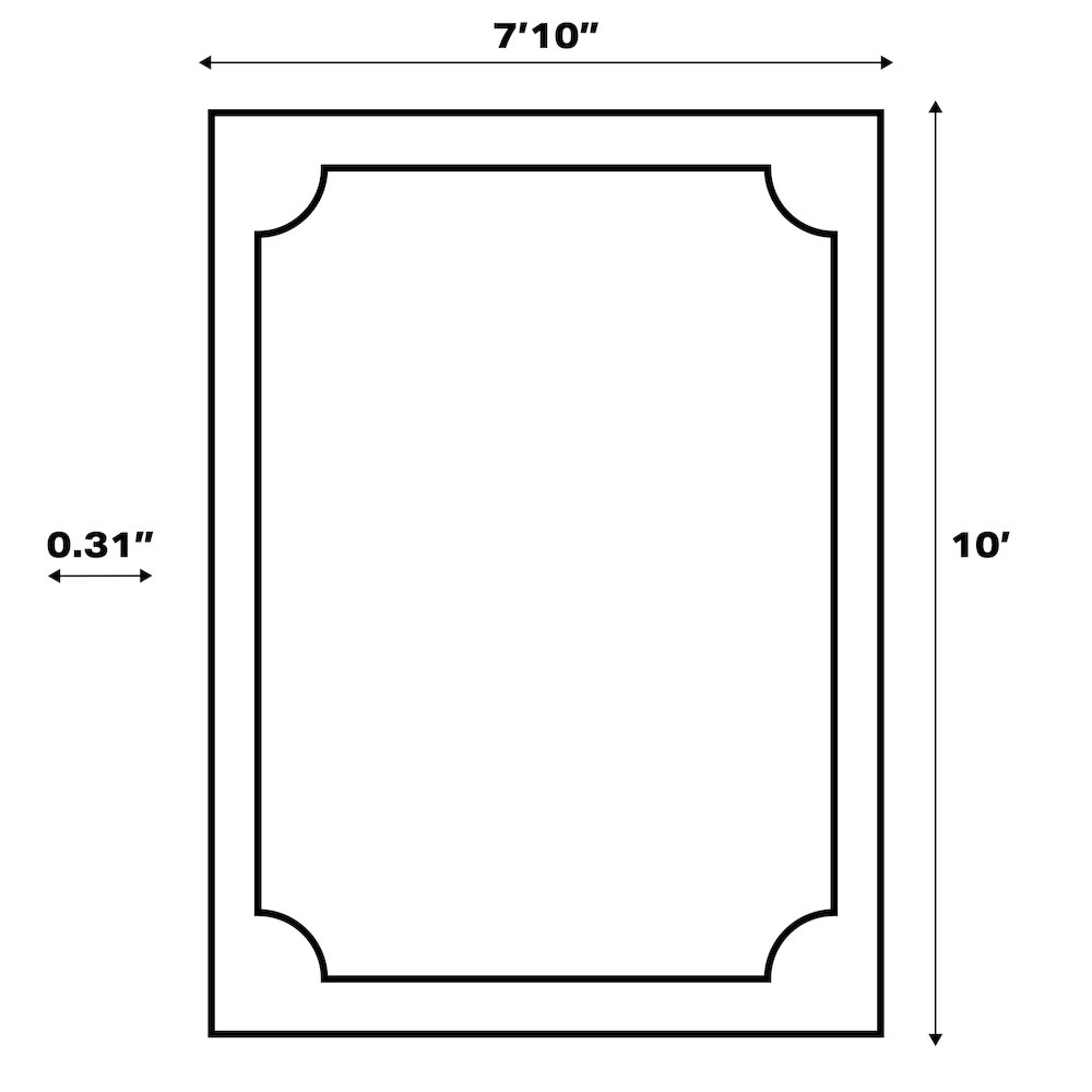 Maribel Traditional Classic All-Over Scroll Indoor/Outdoor Area Rug. Picture 6