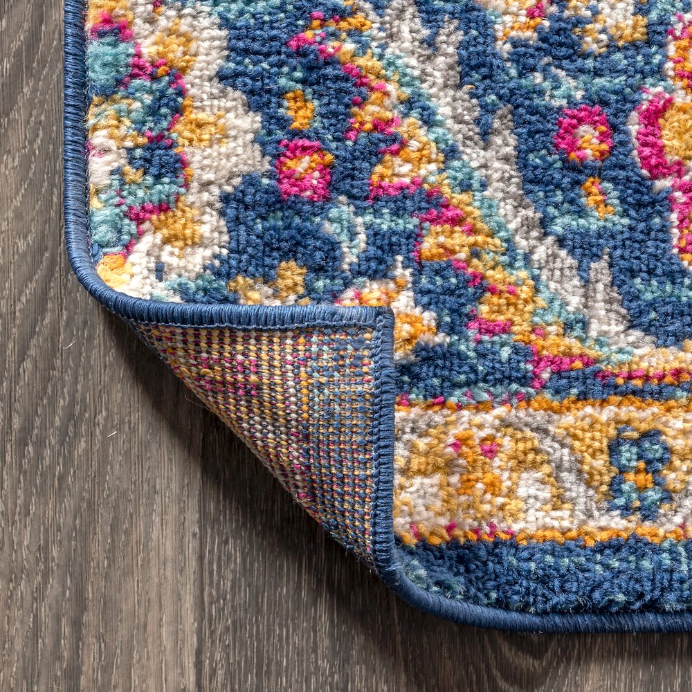 Bohemian Flair Boho Vintage Medallion Area Rug. Picture 3