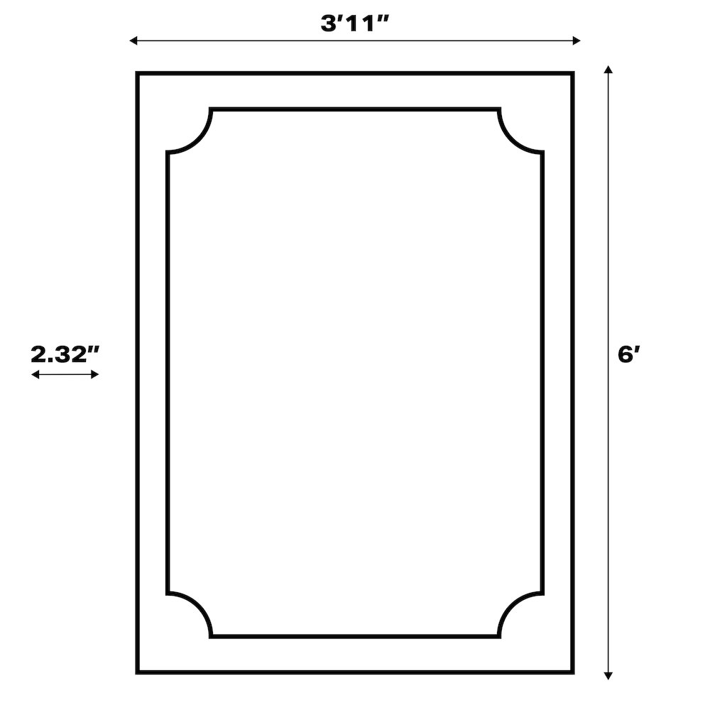 Ariana Midcentury Art Deco Striped Arches Two-Tone High-Low Area Rug. Picture 3