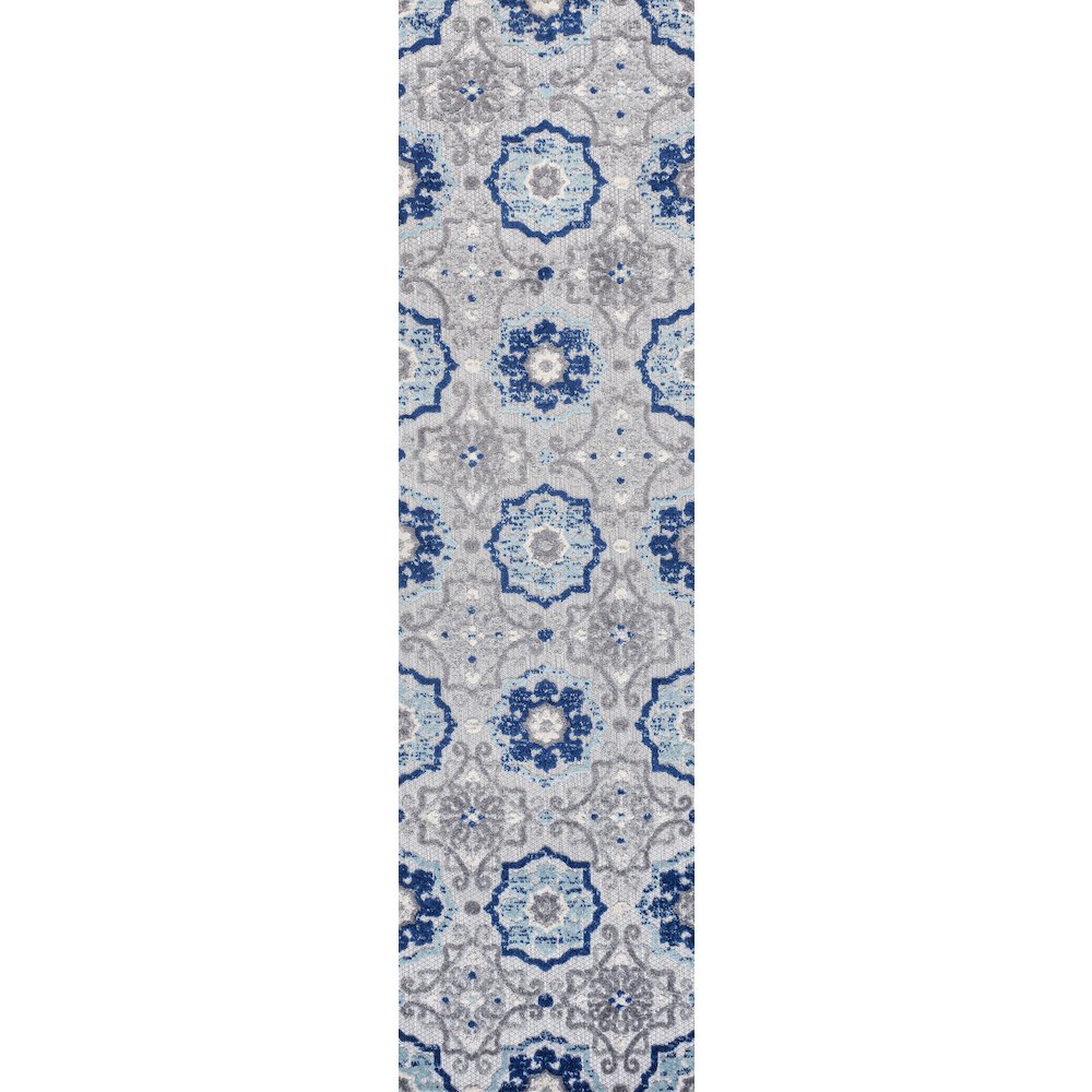 Mediterranean Medallion Indoor/Outdoor Area Rug. Picture 1