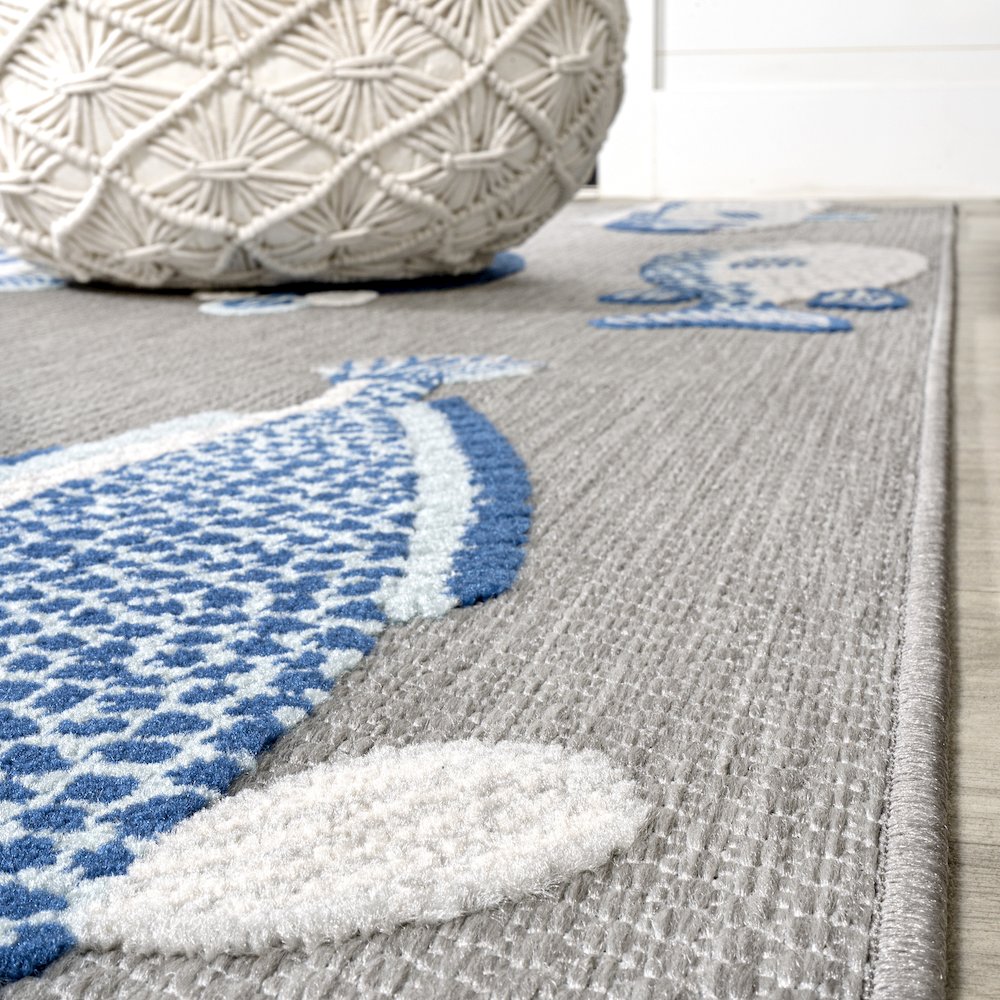 Algarve Modern Fish High-Low Indoor/Outdoor Area Rug. Picture 12