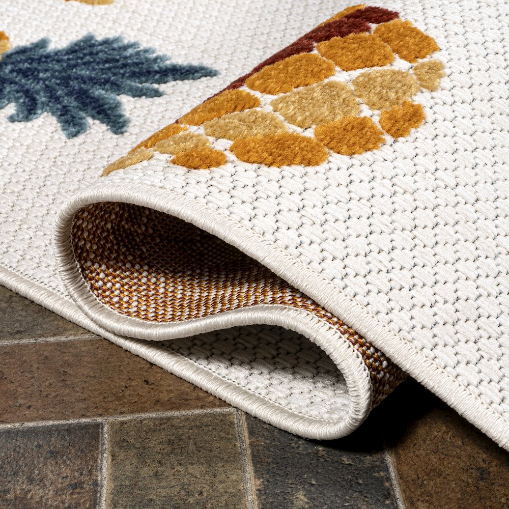 Ananas Bold Pineapple High-Low Indoor/Outdoor Area Rug. Picture 12