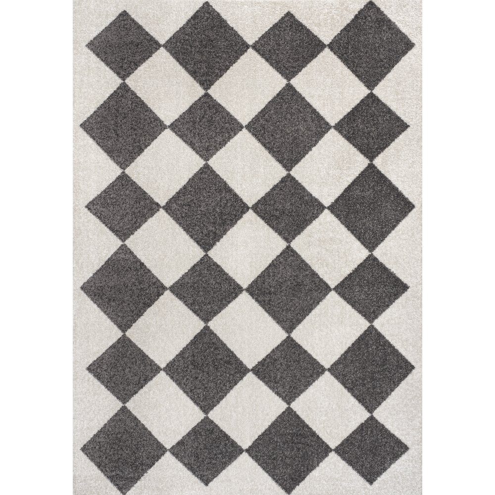 Draper Classic Geometric Diamond Pattern Area Rug. Picture 3
