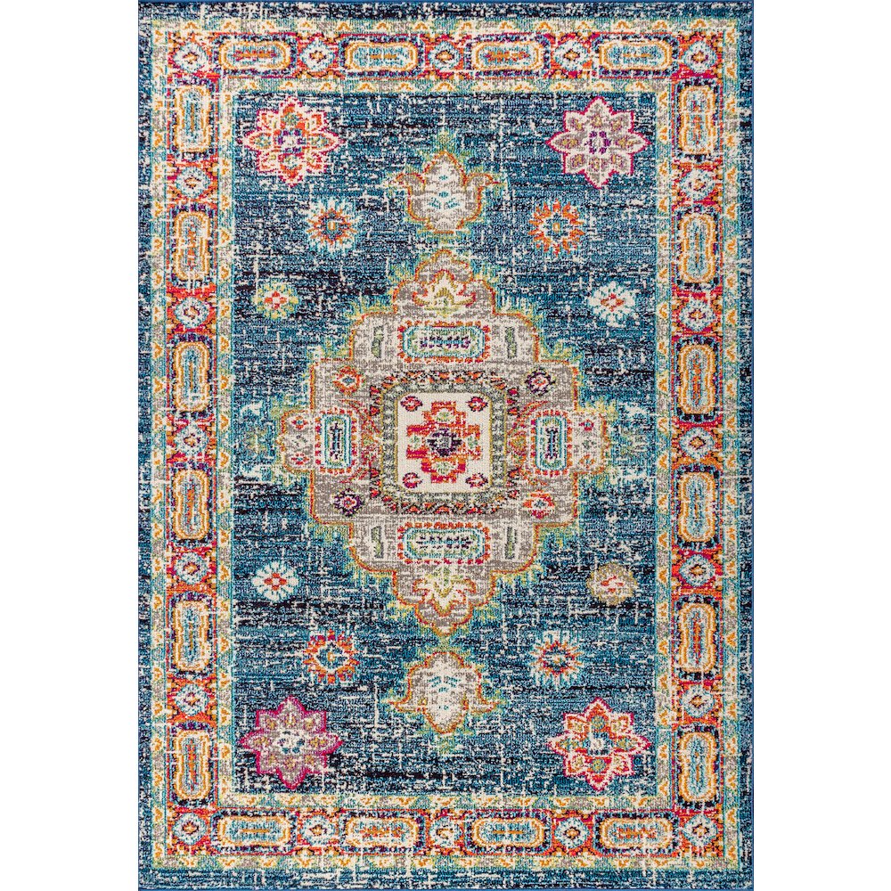 Bpl Bohemian Flair Boho Vintage Medallion Area Rug. Picture 1