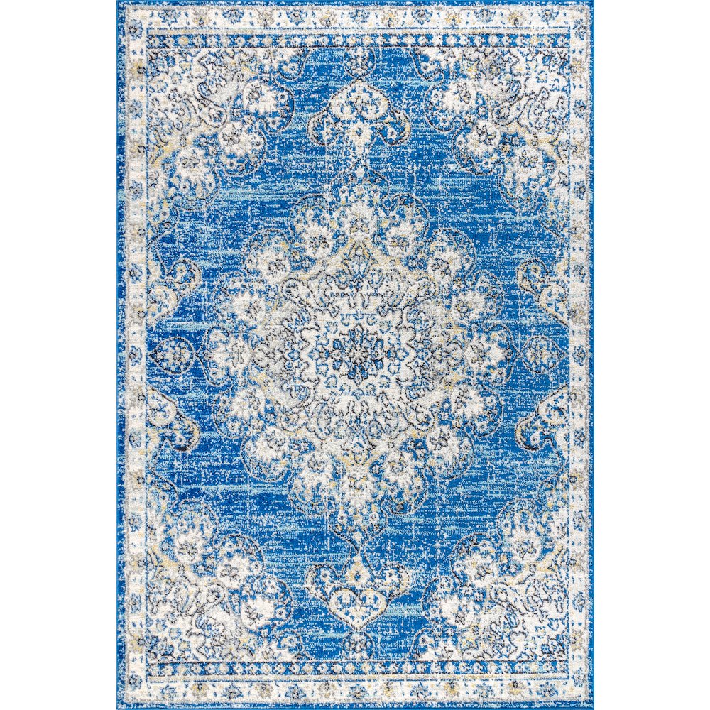 Leann Bohemian Flair Boho Vintage Medallion Area Rug. Picture 1