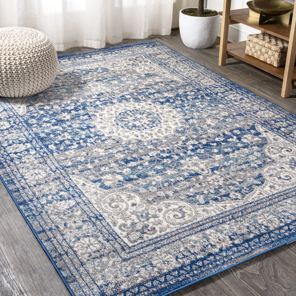 Scala Ornate Bohemian Medallion Area Rug. Picture 2