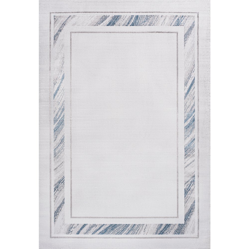 Athens Classic Border Marble Pattern High-Low Area Rug. Picture 3