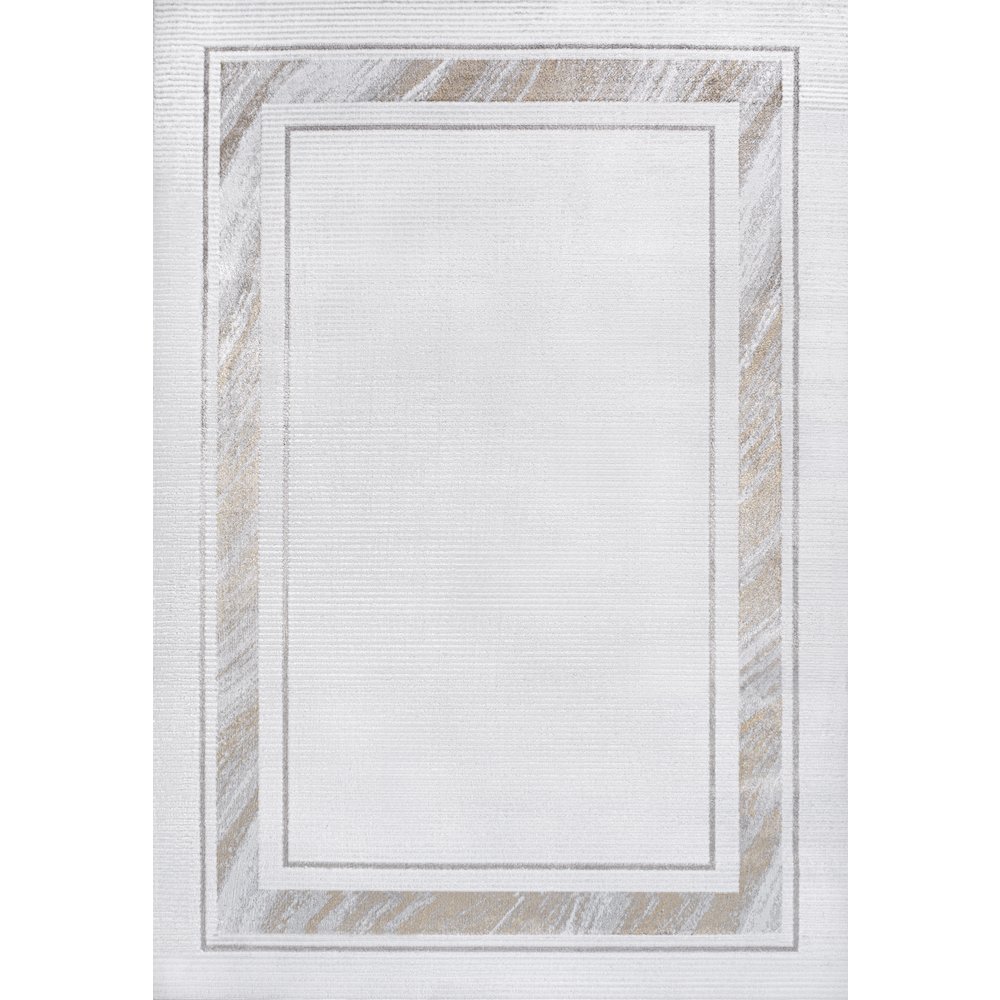Athens Classic Border Marble Pattern High-Low Area Rug. Picture 3