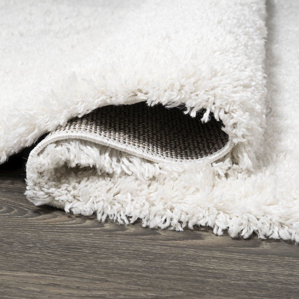 Groovy Solid Shag Area Rug. Picture 8