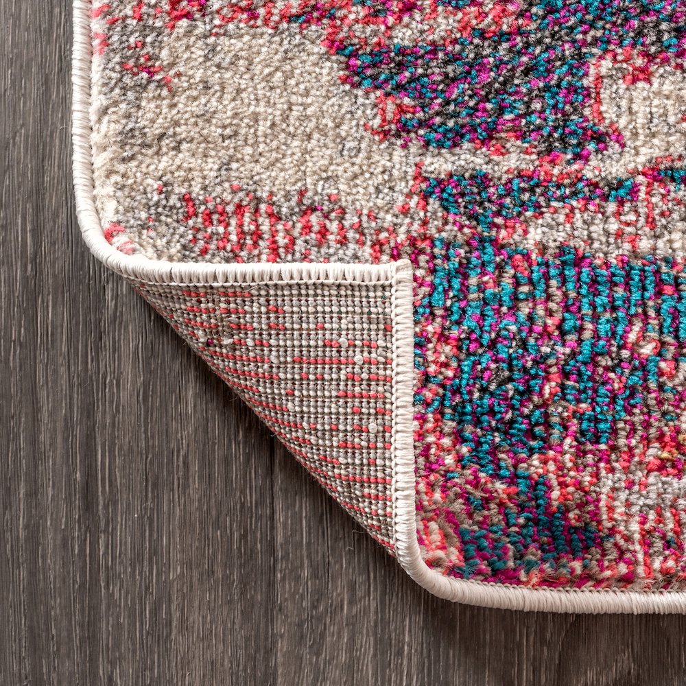 Contemporary Pop Modern Abstract Brushstroke Area Rug. Picture 5