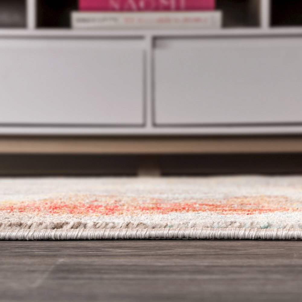 Contemporary Pop Modern Abstract Vintage Area Rug. Picture 9