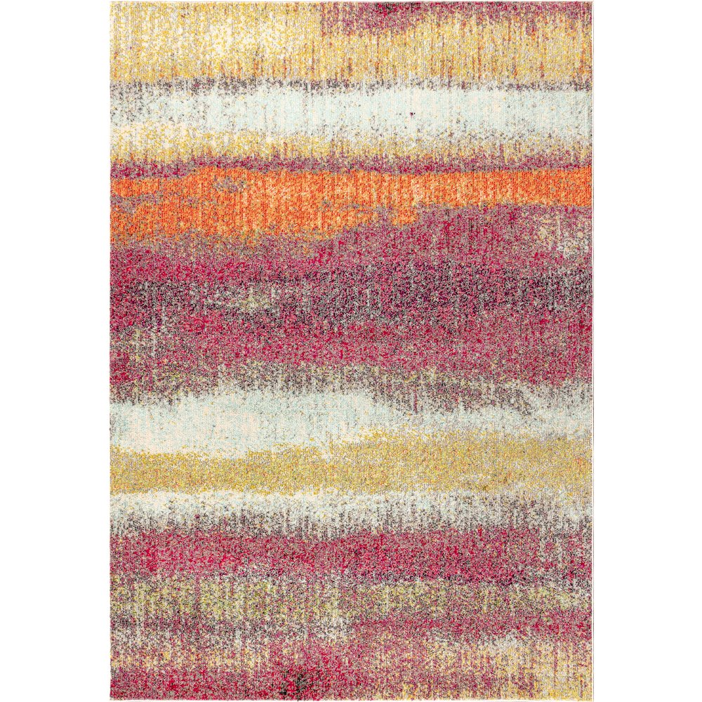 Style Contemporary Pop Modern Abstract Vintage Area Rug. Picture 1