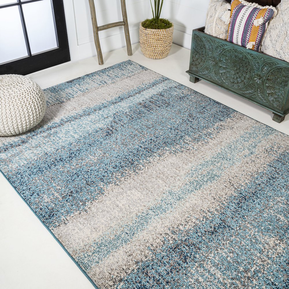 Style Contemporary Pop Modern Abstract Vintage Area Rug. Picture 4