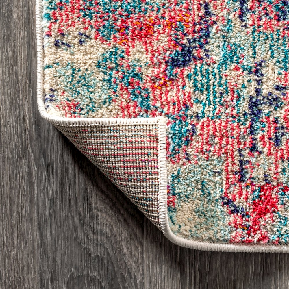 Inspired Contemporary Pop Modern Abstract Area Rug. Picture 5