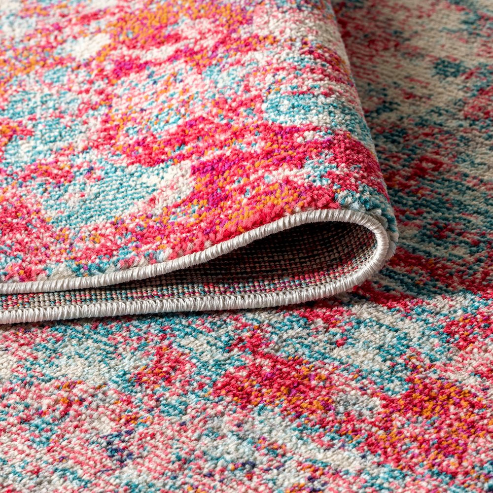 Inspired Contemporary Pop Modern Abstract Area Rug. Picture 8